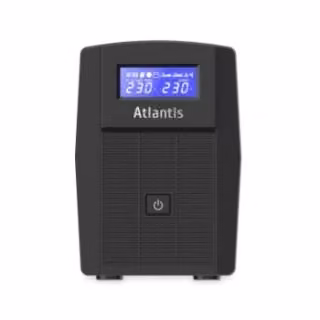 UPS Atlantis A03-HP1003 800VA 480W Line Interactive Sinewave con Display LCD e LED, Interfaccia USB-HID e 2x Schuko, Nero – 2