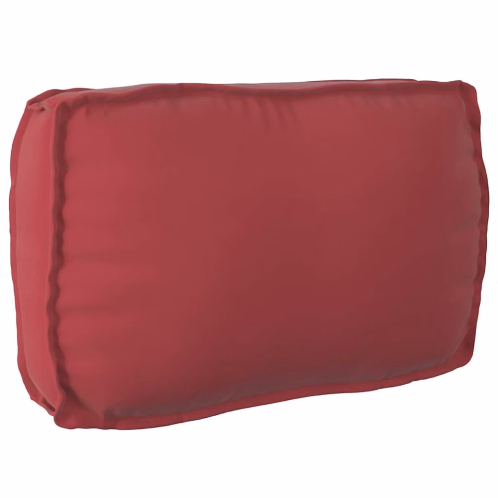 Cuscino rettangolare vidaXL in tessuto Oxford rosso, idrorepellente, L: 70 cm, P: 40 cm, H: 12 cm