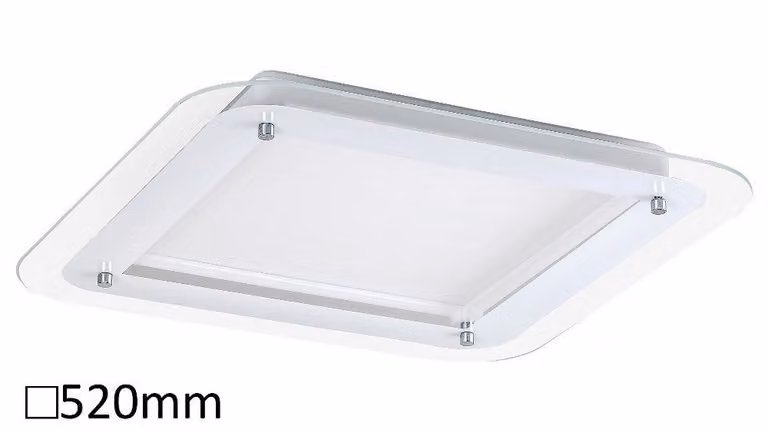 Plafond da incasso 52 cm LED 22W bianco quadrato Lorna 3490 Rabalux