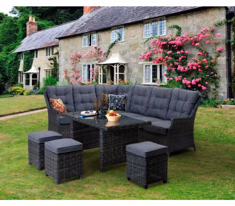 Set in rattan Rojaplast HOUSTON