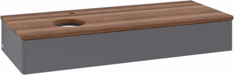 V&B Mobiletto senza struttura frontale, con illuminazione Antao 120x19x50cm, HL, WBP w wa, A m Lac