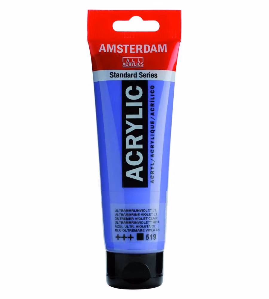 Amsterdam Acrylic 120 ml Blu Oltremare Violetto Chiaro