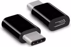 Adattatore USB C a Micro USB Hamlet Colore Nero XADTC UM MF