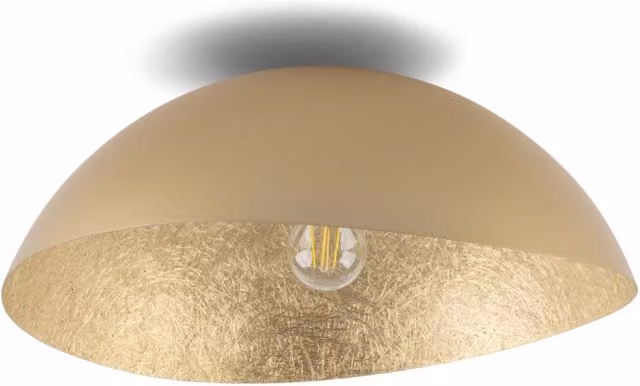Plafoniera decorativa Sigma Lighting Solaris in metallo oro/ottone, dimmabile, Ø 48 cm – 1