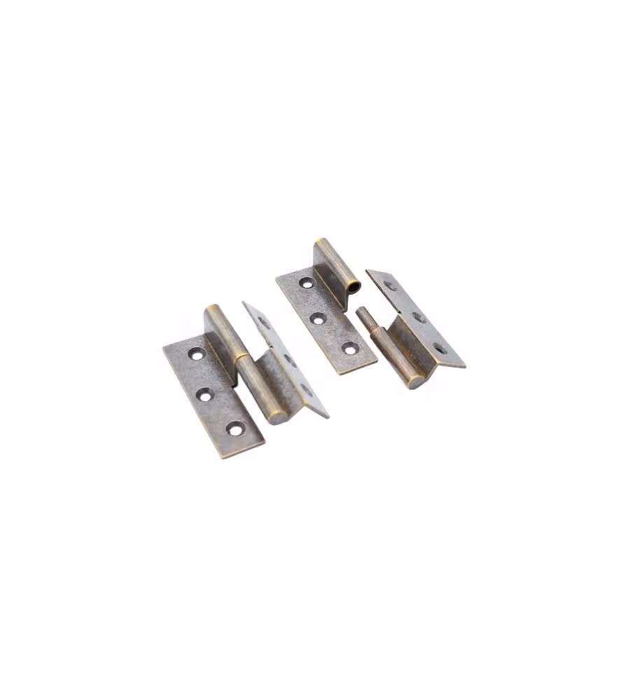 Cerniera A Collo Ottone Bronzato Mm.50X40 Destra