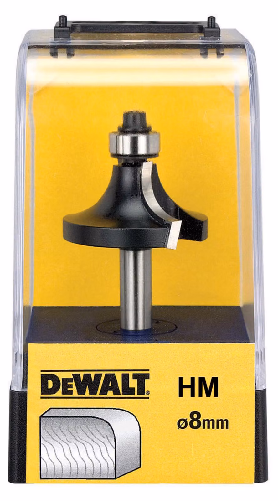 DEWALT Abrundfraeser HM Z2 S8mm D22,7mm R6mm