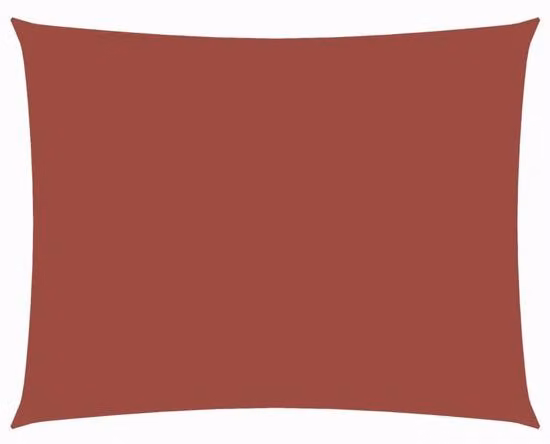 Tenda da sole rettangolare in terracotta XL - 3,5 x 4,5 m - Resistente ai raggi UV e antimuffa - Tessuto Oxford con rivestimento inPoliuretano- Impermeabile