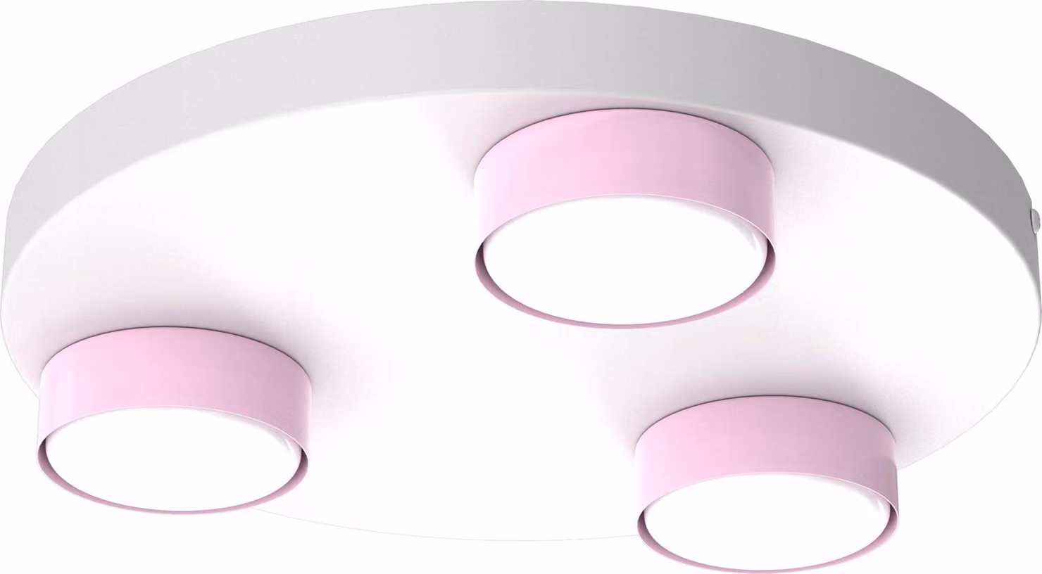 Lampada Da Soffitto A Led A 3 Punti Circle Pastello