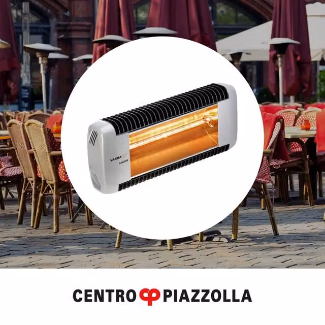 Riscaldatore infrarosso bianco varma tanderral9016 amber light