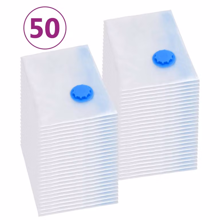vidaXL Sacchetti per il vuoto Sacchetti per la conservazione 120x70 cm 50 pz.