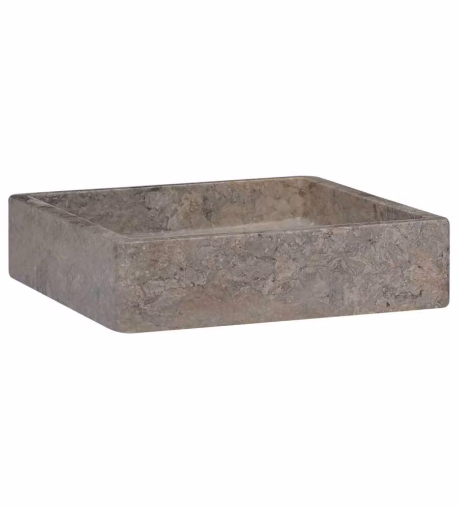 Lavandino Grigio 40x40x10 cm in Marmo