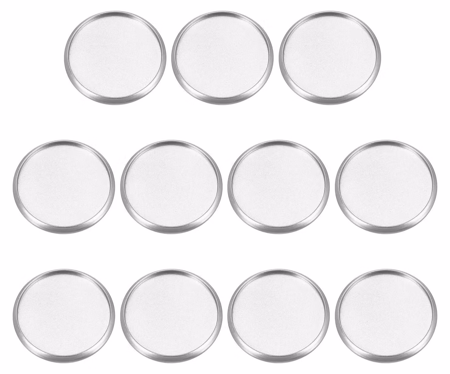 Set di 11 dischi in alluminio da 38 mm per rilegatura