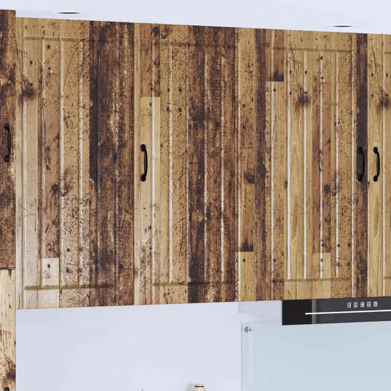 Armadietto a muro vidaXL LUCCA in legno marrone con ante a battente e ripiani interni L/P/H: 50 x 31 x 100 cm