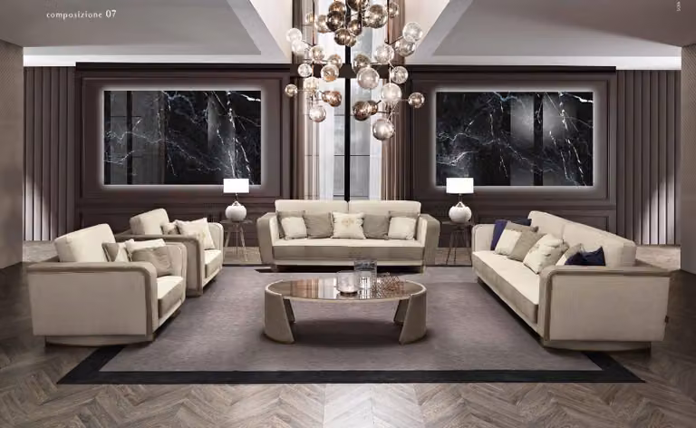 Sofagarnitur 3+2 Sitzer Set Design Sofas Polster Luxus Couchen Relax Moderne