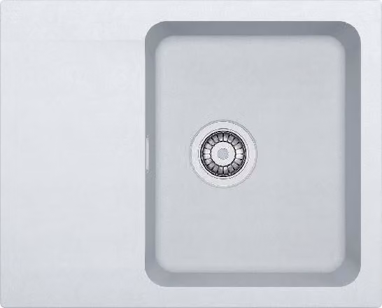 Franke Orion - Lavello in tectonite OID 611-62, 620x500 mm, bianco 114.0288.566