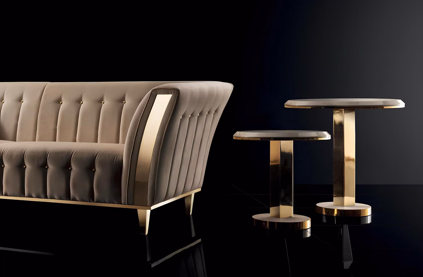 Runder Beistelltisch Tisch Couchtisch Sofa Wohnzimmer Design Tische Rund Möbel