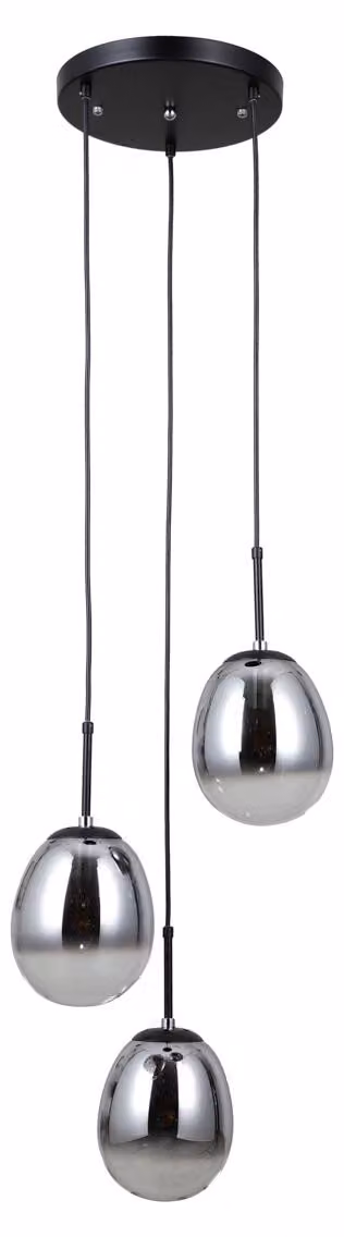 MEOLO PND-40825-3-BK Lampada a sospensione Italux