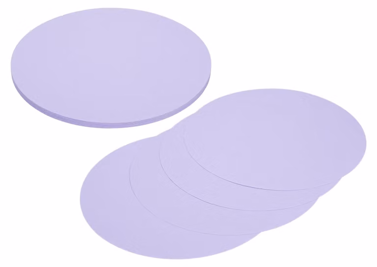 24 cerchi di cartone, diametro 21 cm, color lavanda chiaro, articoli per hobby creativi, decorazioni per la tavola