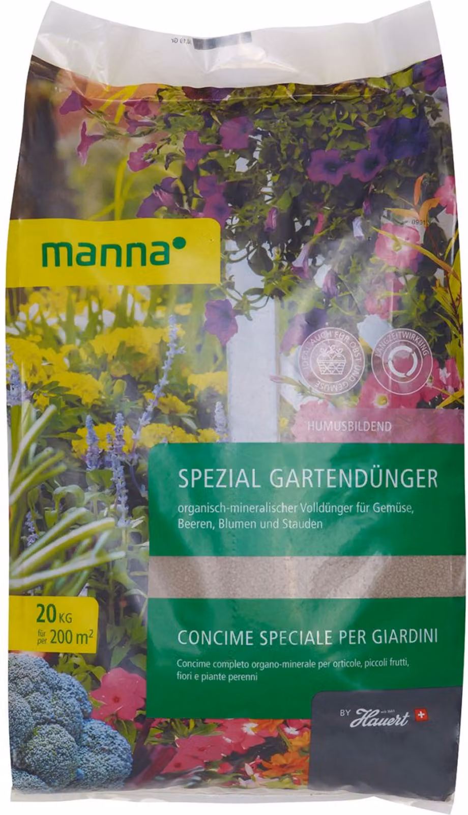 Concime speciale per giardino Manna 20 kg