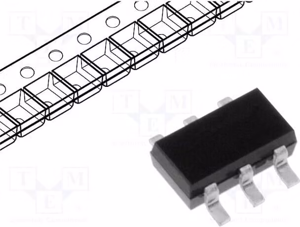 3 canali, 50 mA, 40 VDC, driver LED NCR405UX, alloggiamento SOT457