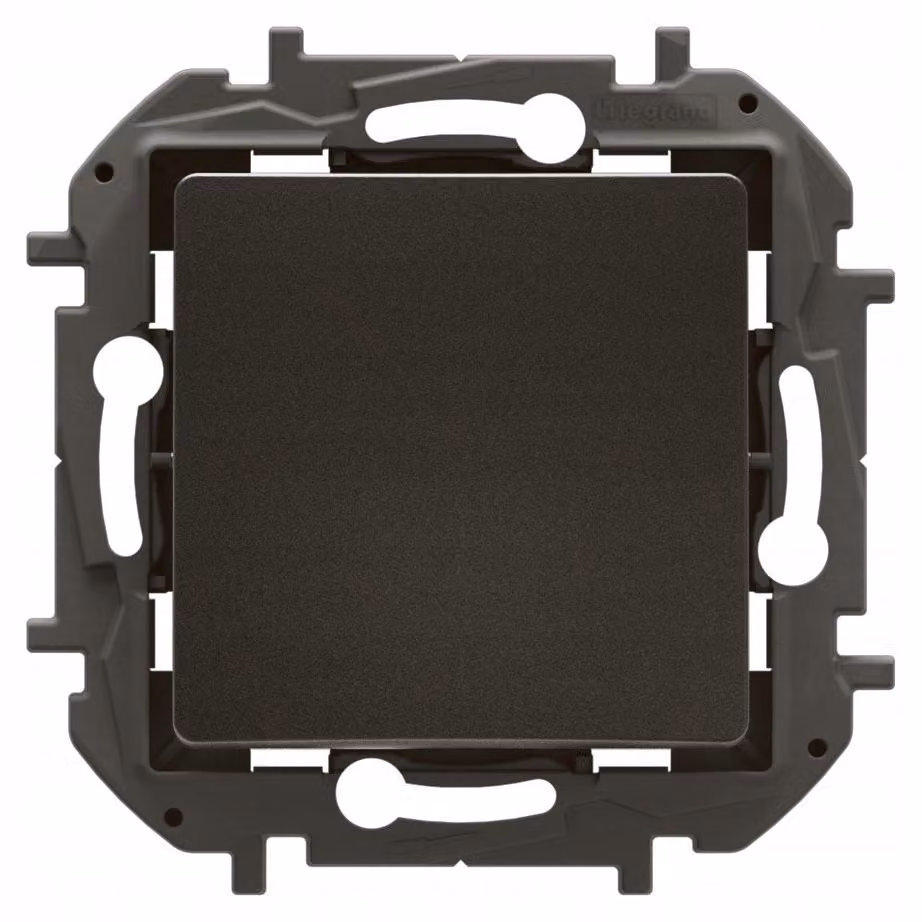 Interruttore unipolare Legrand Niloe, nero, 10 AX, modello NP2110BK