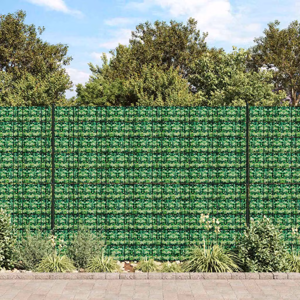 Striscia divisoria per la privacy in PVC verde vidaXL L: 70 m, H: 0,19 m