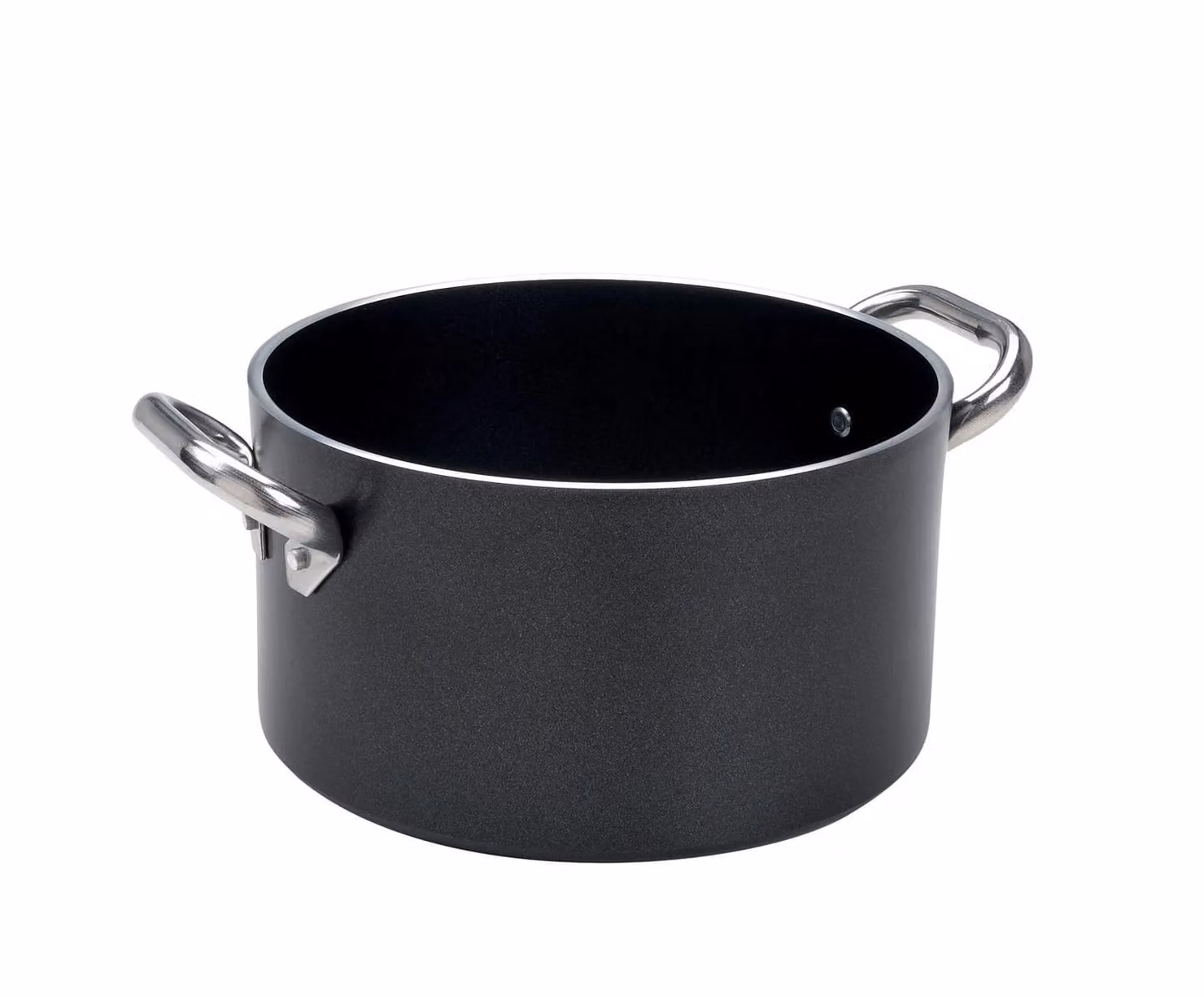 Casseruola Alta AlBlack in alluminio antiaderente 5mm, due maniglie, diam. 32cm