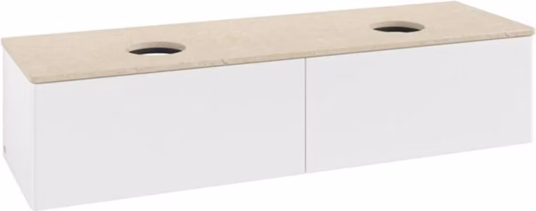 V&B Mobiletto senza struttura frontale, con illuminazione Antao 160x50cm, colore WBP botti
