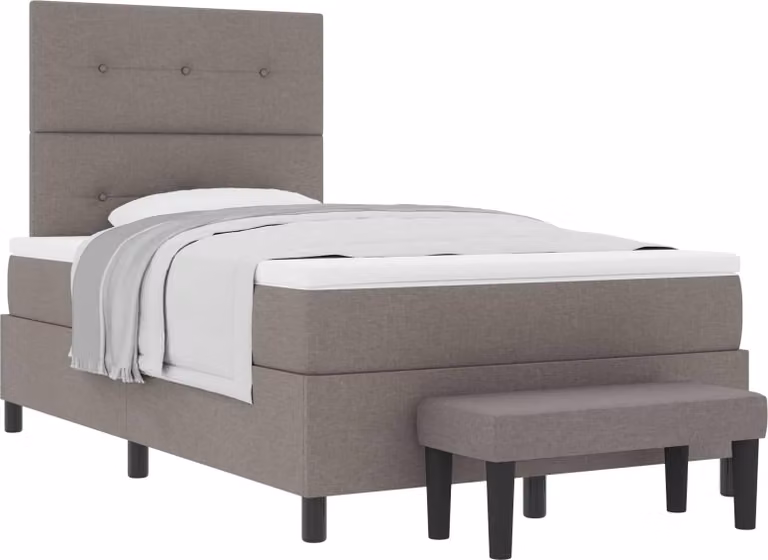 Letto a molle con materasso Talpa 120 x 200 cm Tessuto