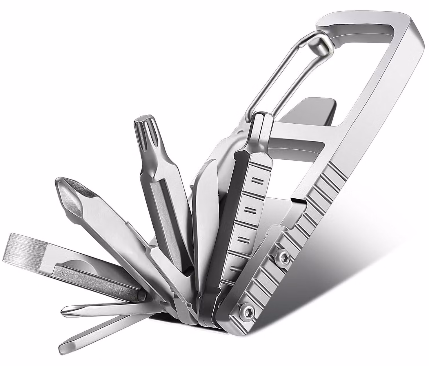 Multitool, 12 funzioni in 1, portachiavi, compatto e portatile