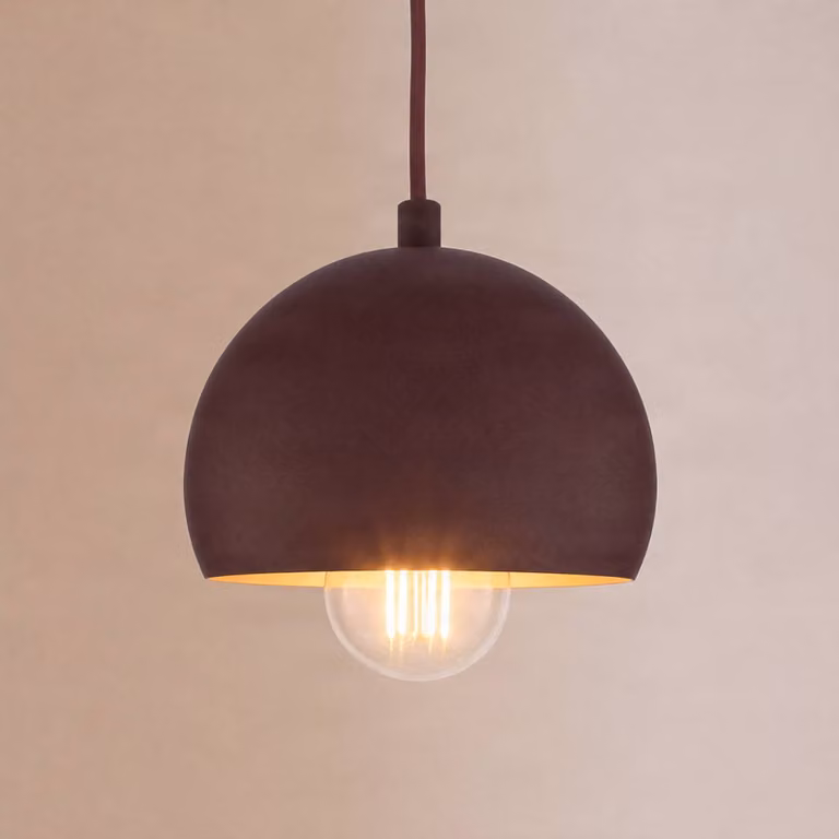 Lampada a sospensione Sool Luminex, dimmerabile, Rosso, Soggiorno / Sala da pranzo, Metallo, Lampada a sospensione