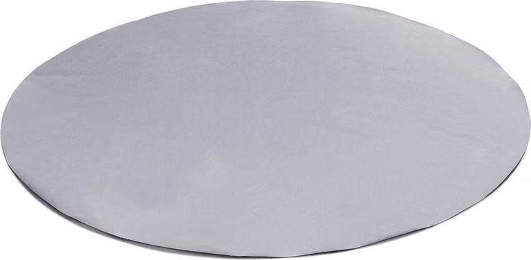 (600g/m²) Telone tondo per camion/telo in PVC senza occhielli (grigio RAL7042, 500 cm) Copertura per piscina Telone per piscina Sottostrato per piscina Telone protettivo per piscina