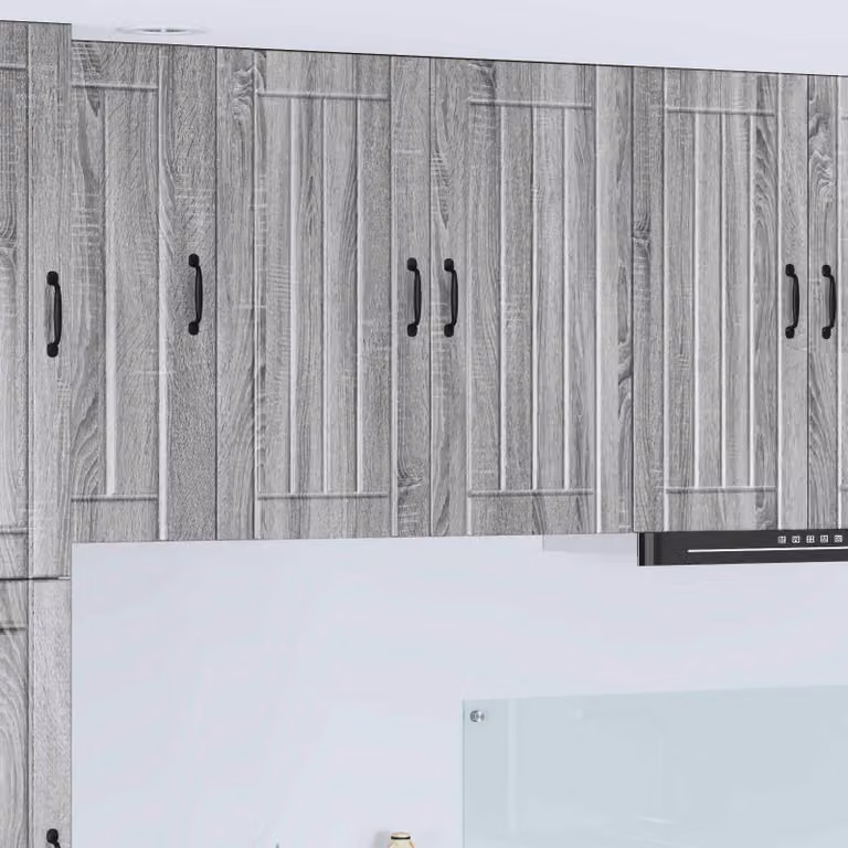 Armadietto a muro da cucina vidaXL LUCCA Grigio, L 80 cm x P 31 cm x H 80 cm