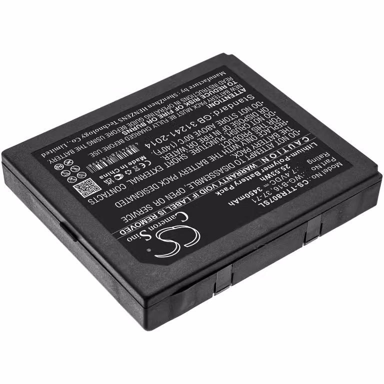 TECHTEK Batteria compatibile con [Triplett] CamView IP Pro, CamView IP Pro 5” Camera Tester, TRI-8070, TRI-8071, TRI-8072, TRI-8073, TRI-807x sosti