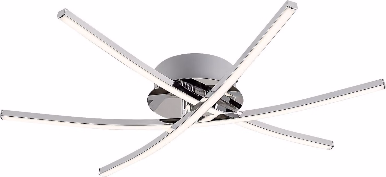 Rabalux Lampada da soffitto a LED cromata Cyclone 570 mm 21 W 4606