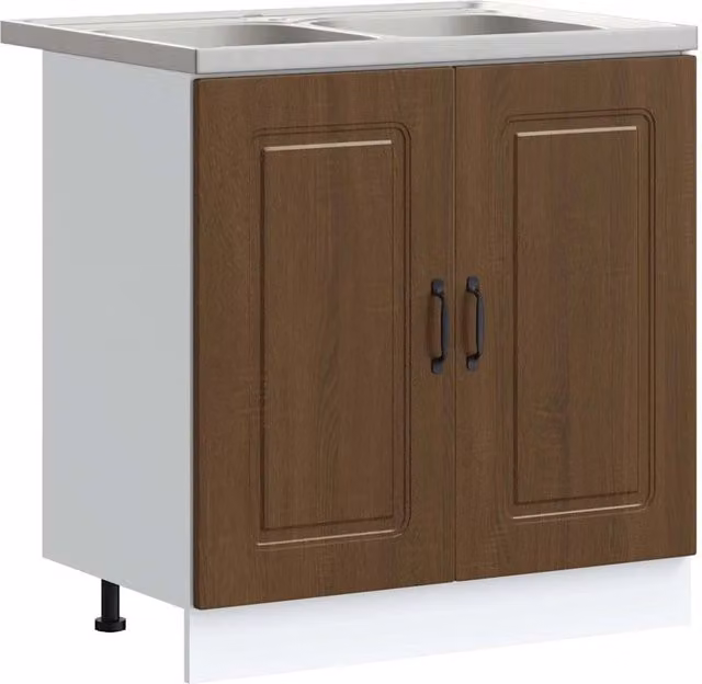 Pensile da cucina | Mobile da cucina Kalmar Rovere Marrone 80 x 46 x 81,5 cm