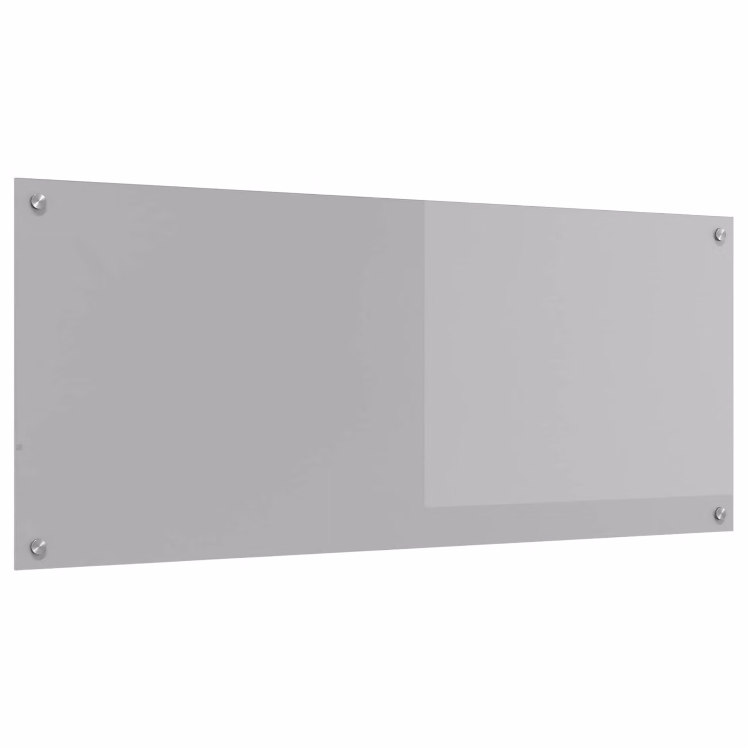 Schienale da cucina vidaXL in vetro temperato Grigio chiaro L: 120 cm, H: 50 cm