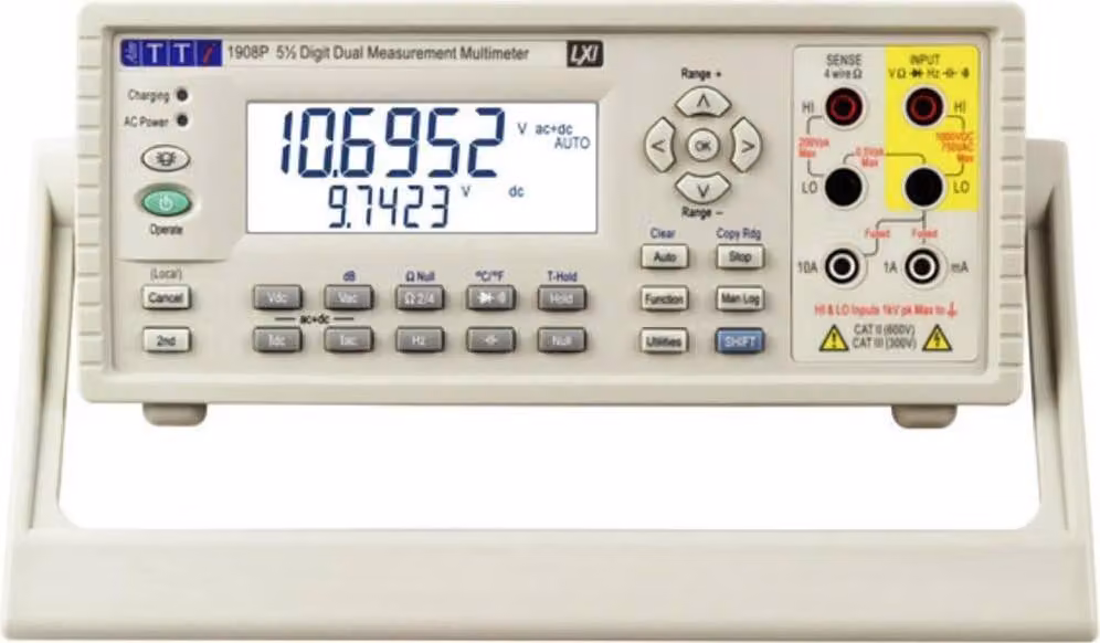 Aim T Ti 1908 P Multimetro da banco Dispositivo di misura Ii 600 V Cat Iii 300 V Vedi testo/foto