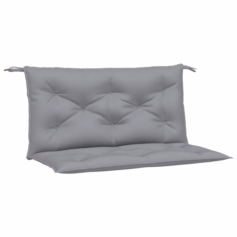 Cuscini Panca da Giardino 2pz Grigi 100x50x7cm Tessuto Oxford