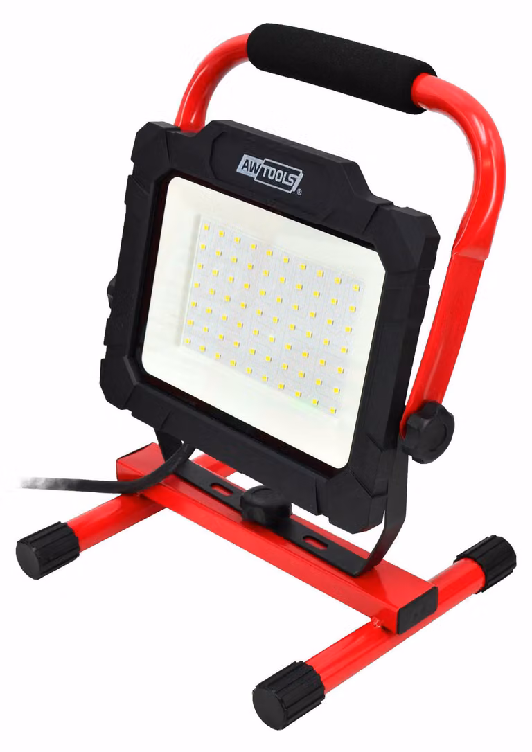 Awtools smd faretto led portatile 50w base tipo h