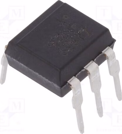 2 optoaccoppiatori, isolamento: 1,5 kV, montaggio su pannello, 1 canale, Uce: 30V, 4N26, optoaccoppiatore - uscita