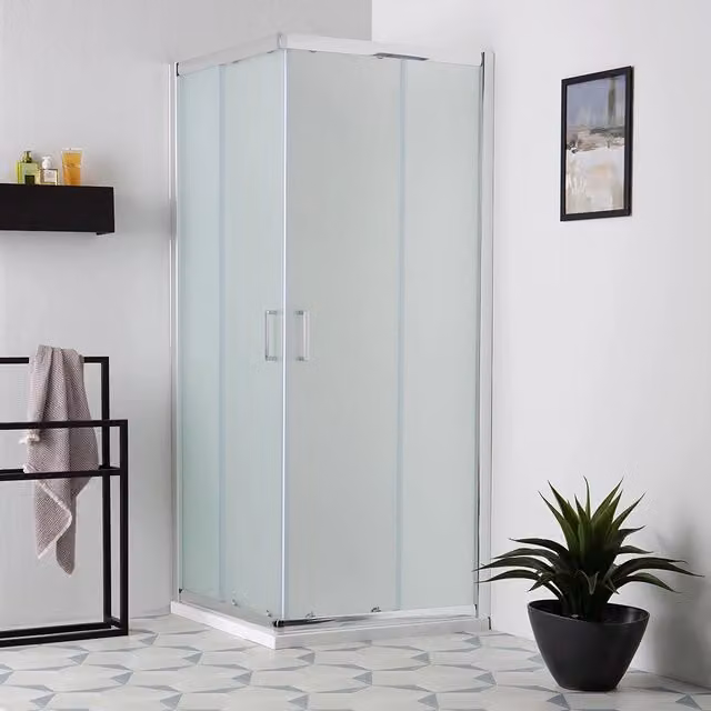 Box doccia quadrato 80x80 con ante scorrevoli