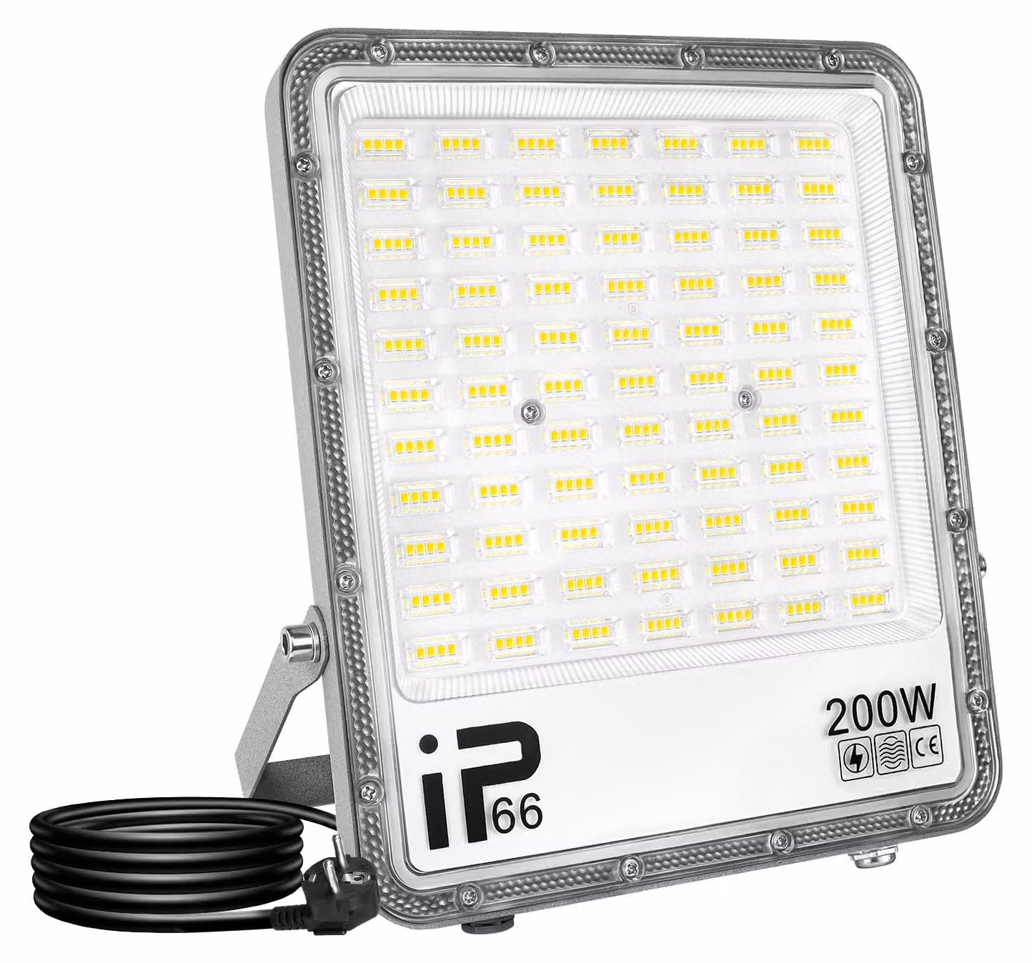 Faretto LED da esterno, 200 W, 20000 lumen, luce bianca fredda, grado di protezione IP66