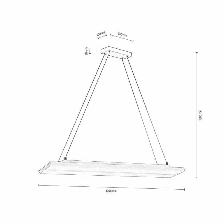 Lampada a sospensione Tribe BRITOP, Legno chiaro, Soggiorno / Sala da pranzo, Legno, Moderno, Lampada a sospensione