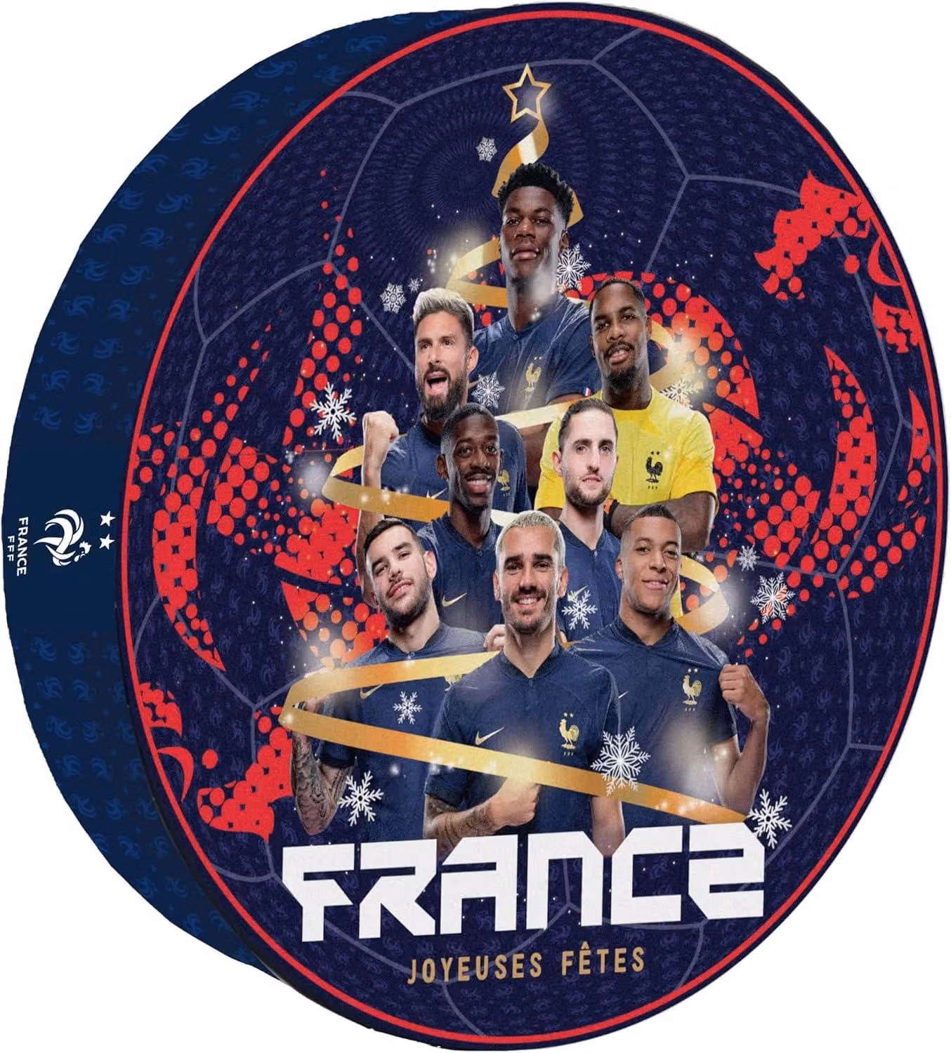 Calendario dell'Avvento 2024, edizione deluxe, con repliche in miniatura della squadra di calcio olandese, con licenza ufficiale