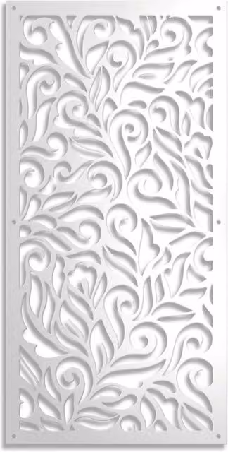 Pannello in PVC traforato Signorbit bianco, Spessore: 10 mm, L: 98 cm, H: 198 cm