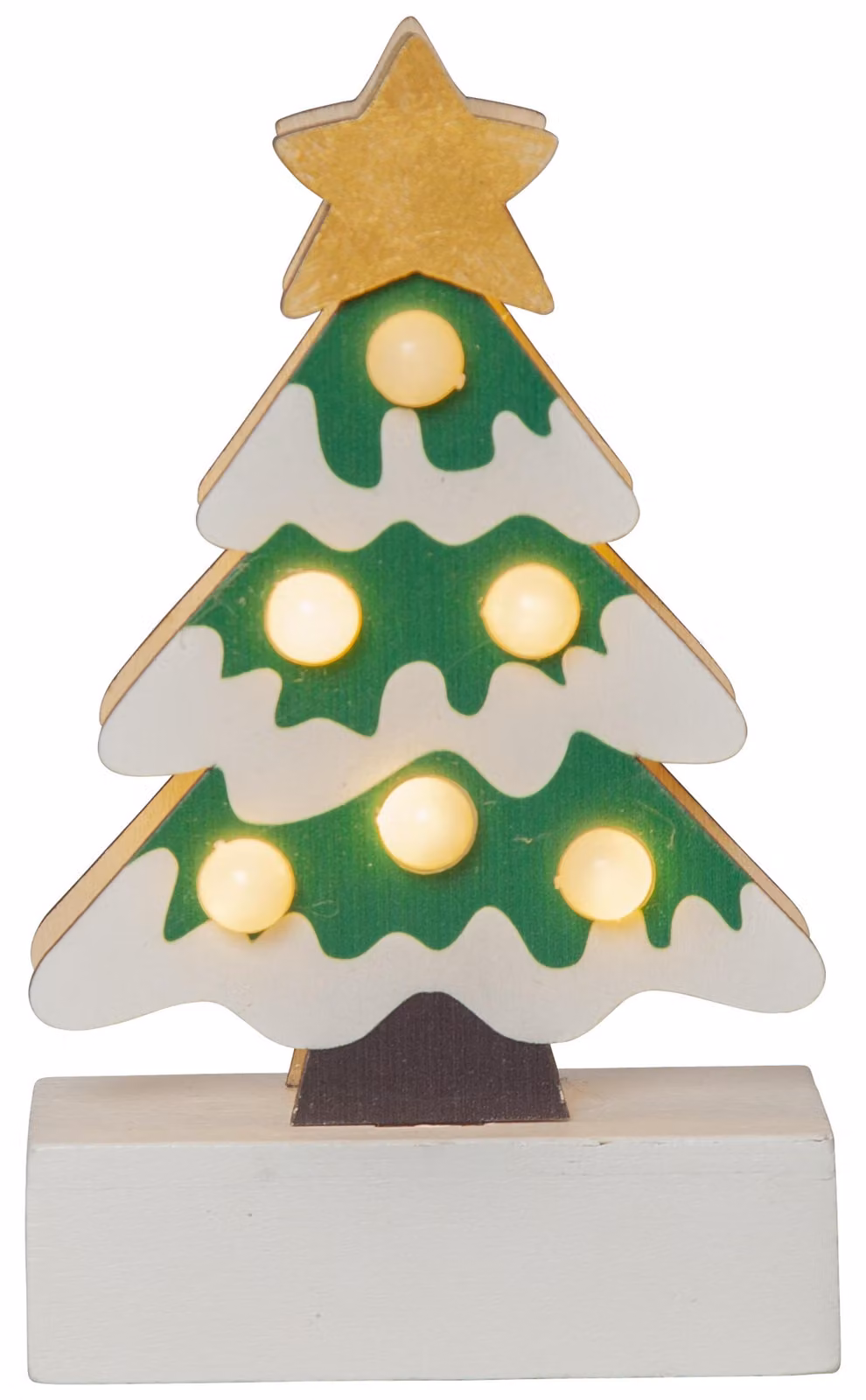 Star Trading 272-22, Figura decorativa luminosa, Verde, IP20, 6 lampadine, LED, 0,07 W