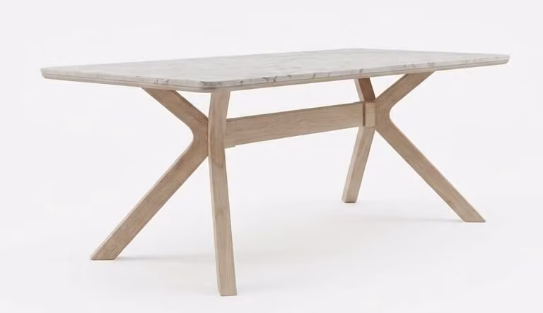 Tavolo da pranzo moderno, elegante, robusto e salvaspazio per la casa