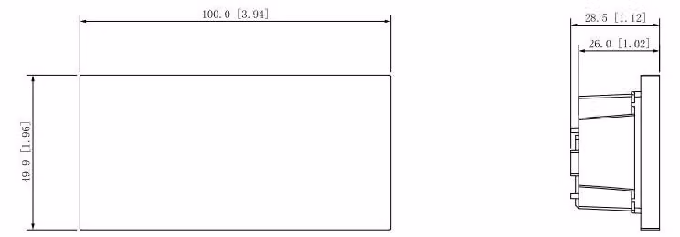 DAHUA DHI-VTO4202FB-MN - Leeres Modul - Schwarz