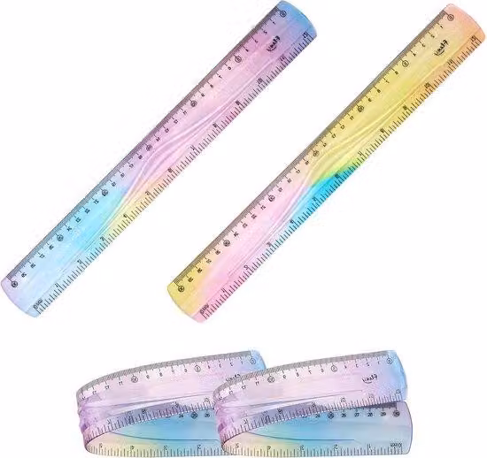 Filo flessibile da 30 cm in plastica morbida per ufficio e scuola